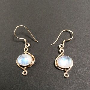 Sterling Silver & Moonstone earrings